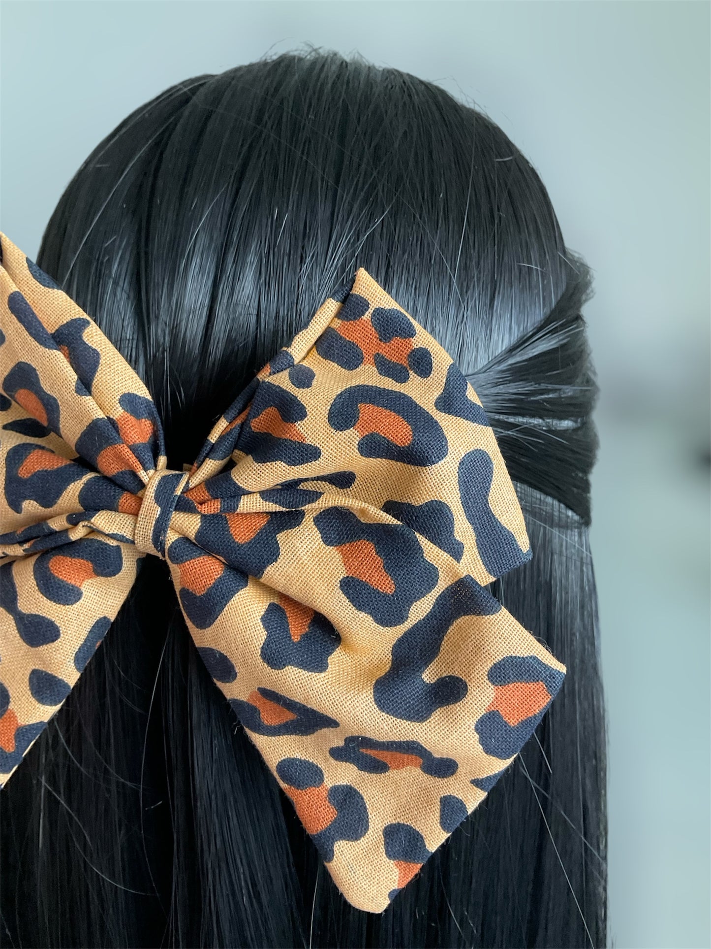 Savannah | Leopard Print Sailor Bow