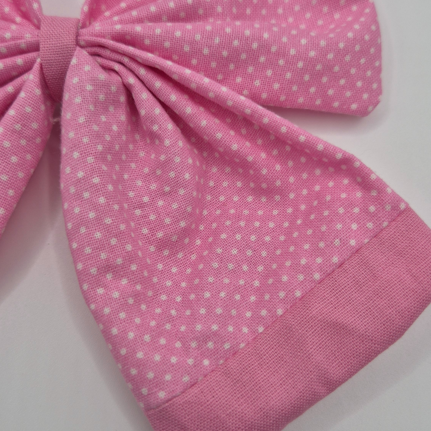 Polka Blush Bow