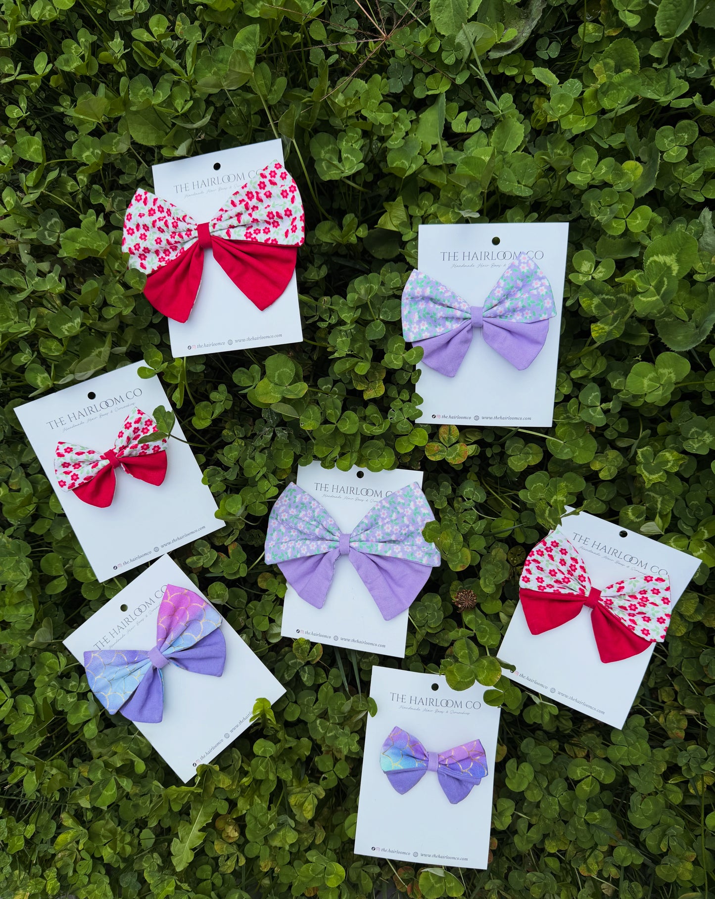 Ditsy Bloom | Petal Bow — Lavender