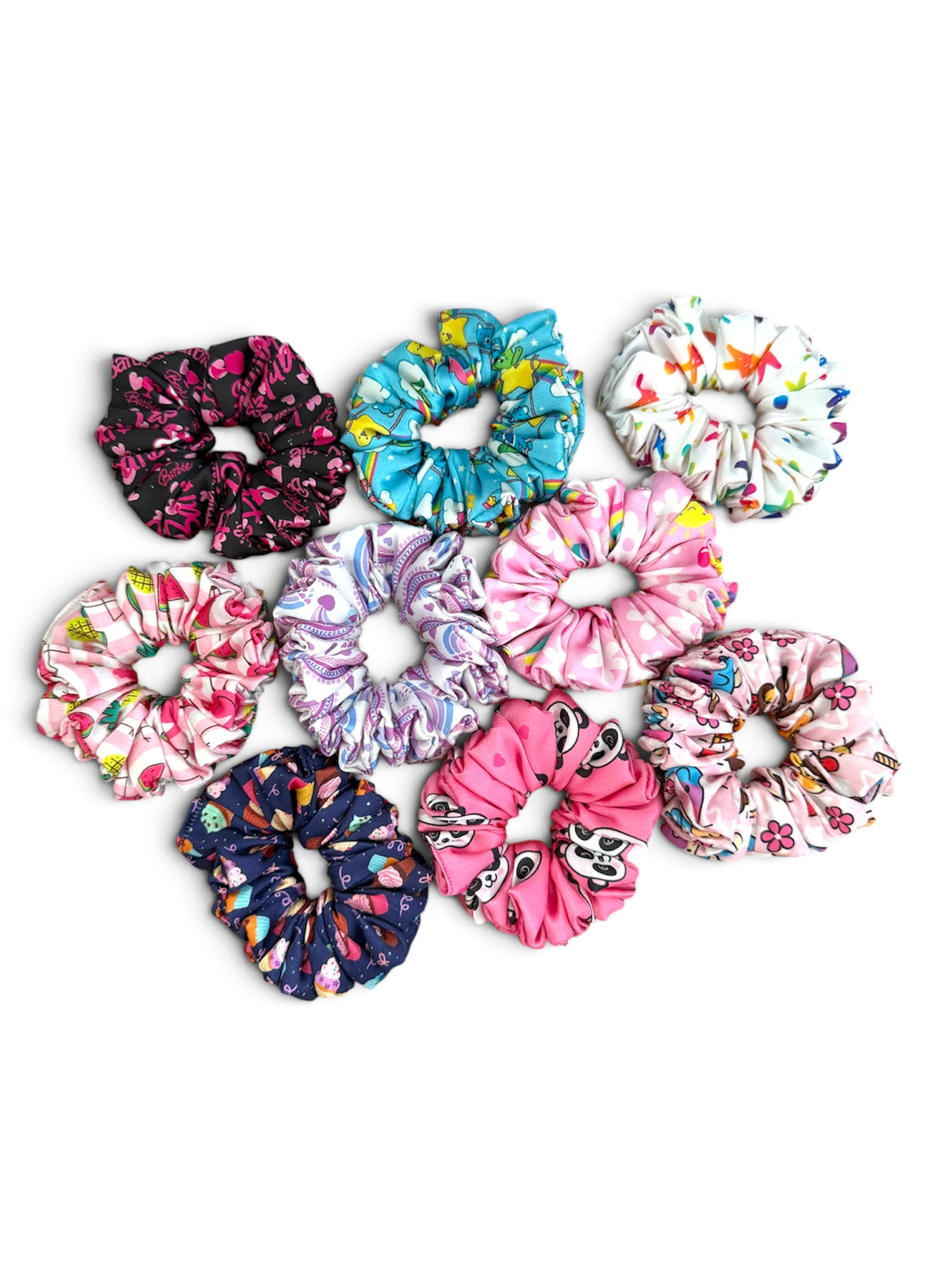 Kids Satin Scrunchies