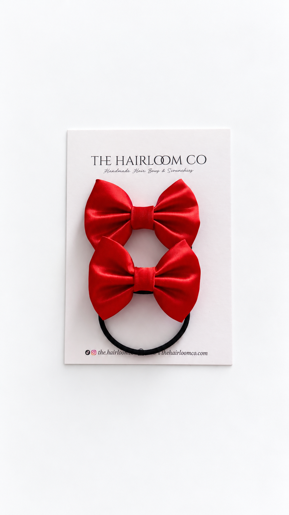 Satin Bow On Hair Tie | Available in 10 Colours