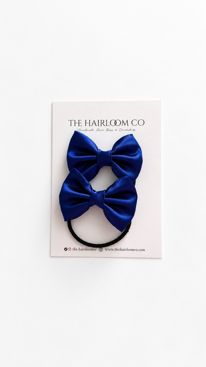 Satin Bow On Hair Tie | Available in 10 Colours