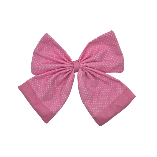 Polka Blush Bow