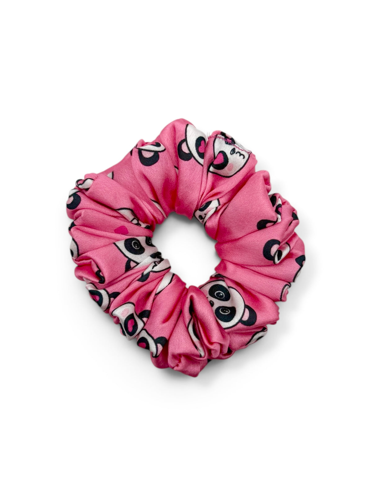 Panda Parade | Kids Panda Print Satin Hair Scrunchie