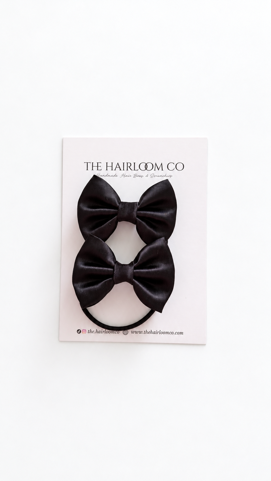 Satin Bow On Hair Tie | Available in 10 Colours