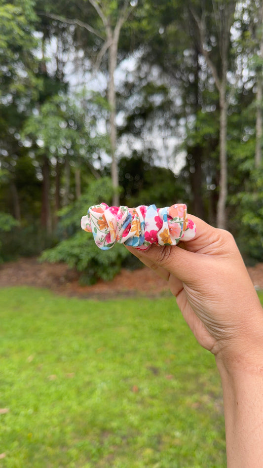 Blossom Lane | Floral Scrunchie Hair Clip