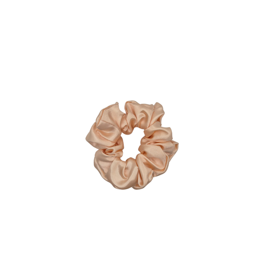 Champagne Satin Scrunchie