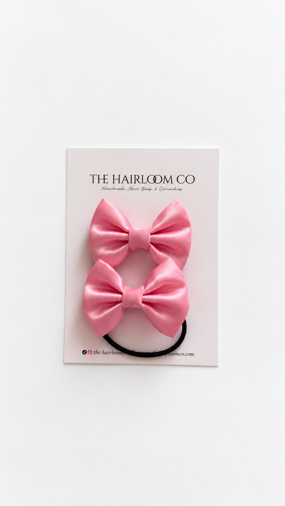 Satin Bow On Hair Tie | Available in 10 Colours