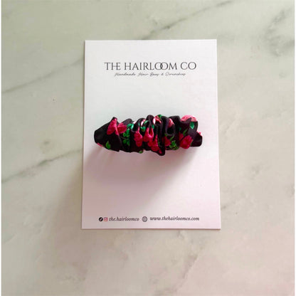 Rose Parlour | Floral Scrunchie Hair Clip