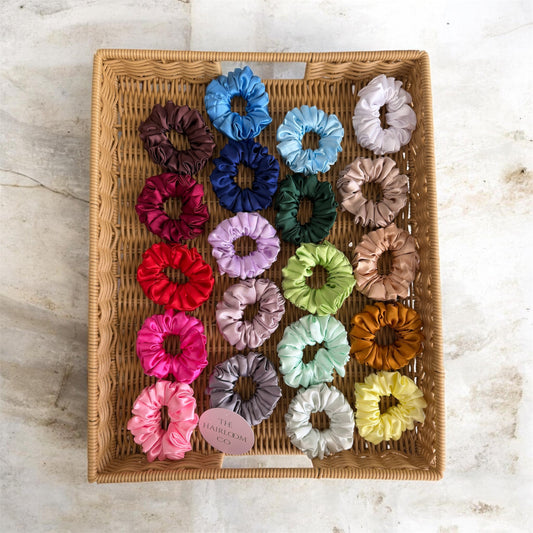 Sleek Satin Scrunchies