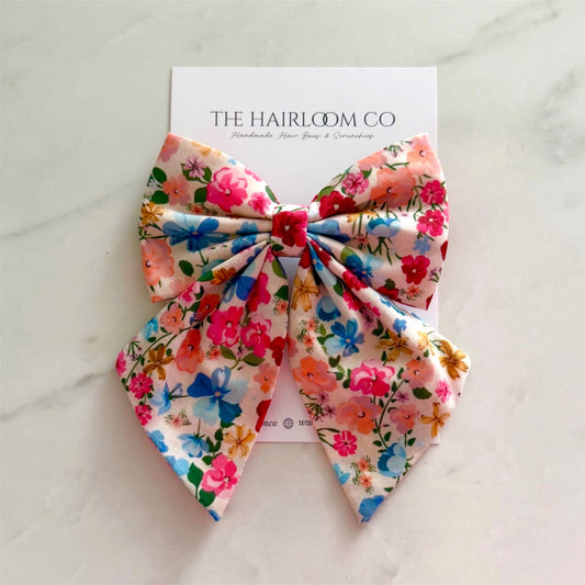 Blossom Lane | Floral Classic Bow