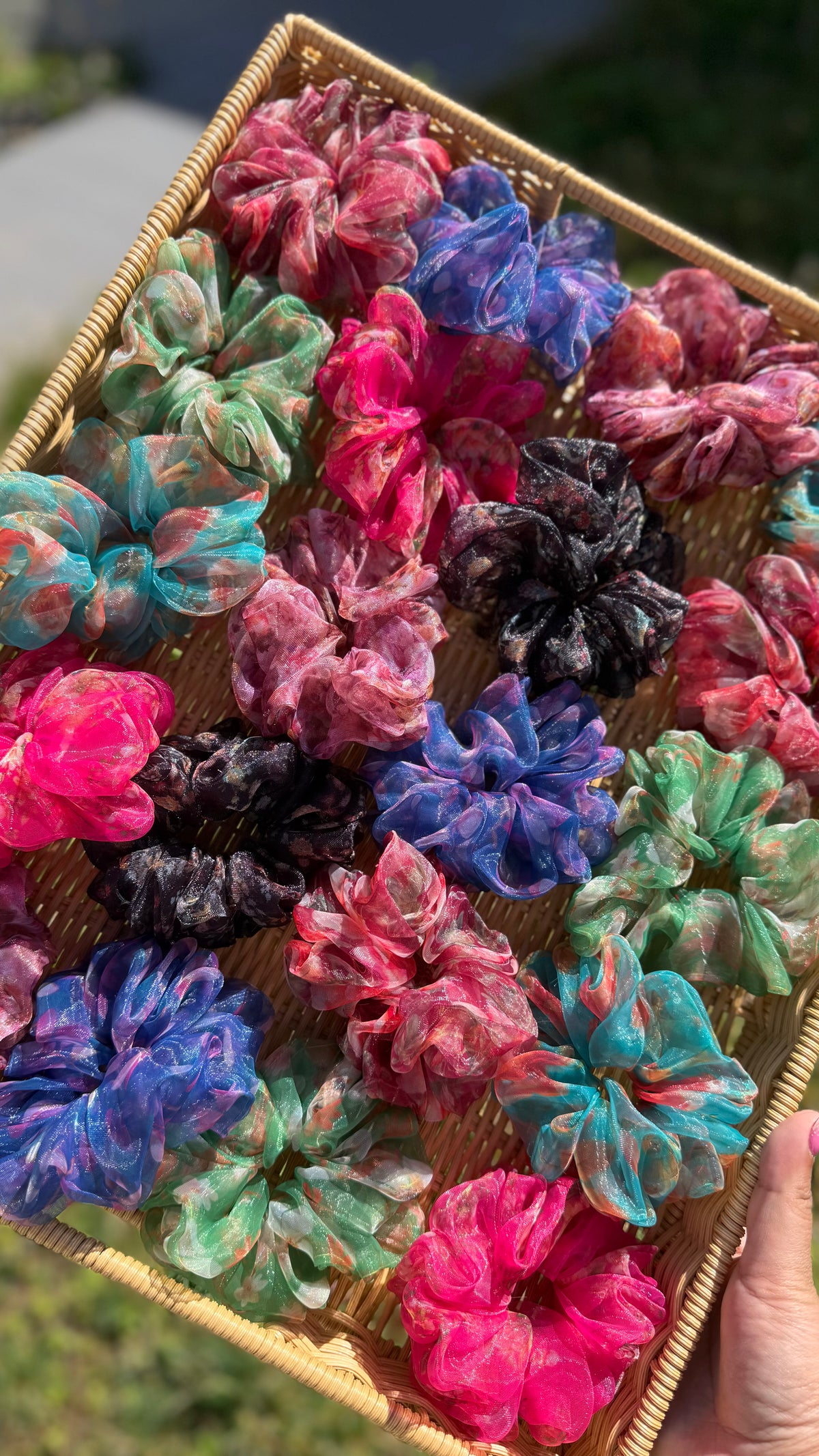 Organza scrunchies collection